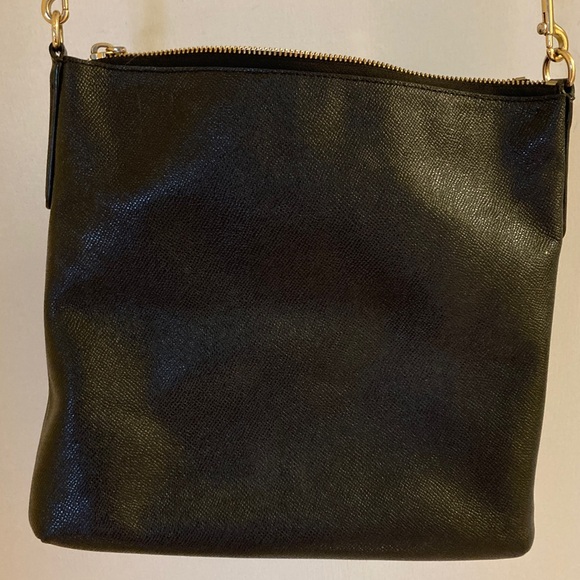 Coach Black Crossbody Bag with Gold Accents - Picture 4 of 4